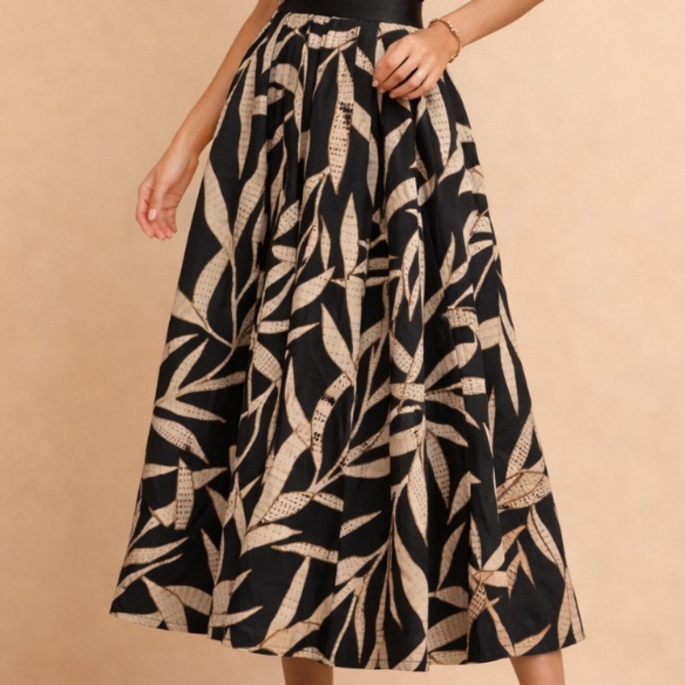 New Magaschoni size S Midi Skirt 100%linen size M